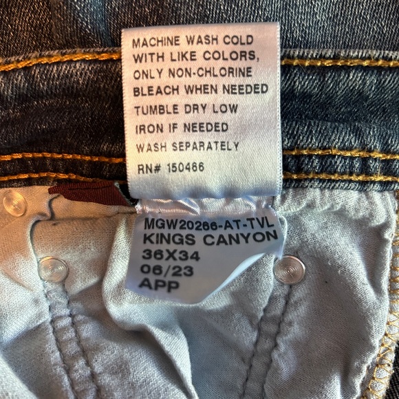 Alesbury Jeans Mens 36x34 Kings Canyon - Picture 5 of 6